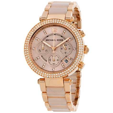 michael kors ladies watch parker|Michael Kors mk5896.